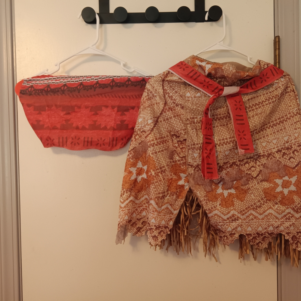 Disney Moana Costume Set - Red and Brown